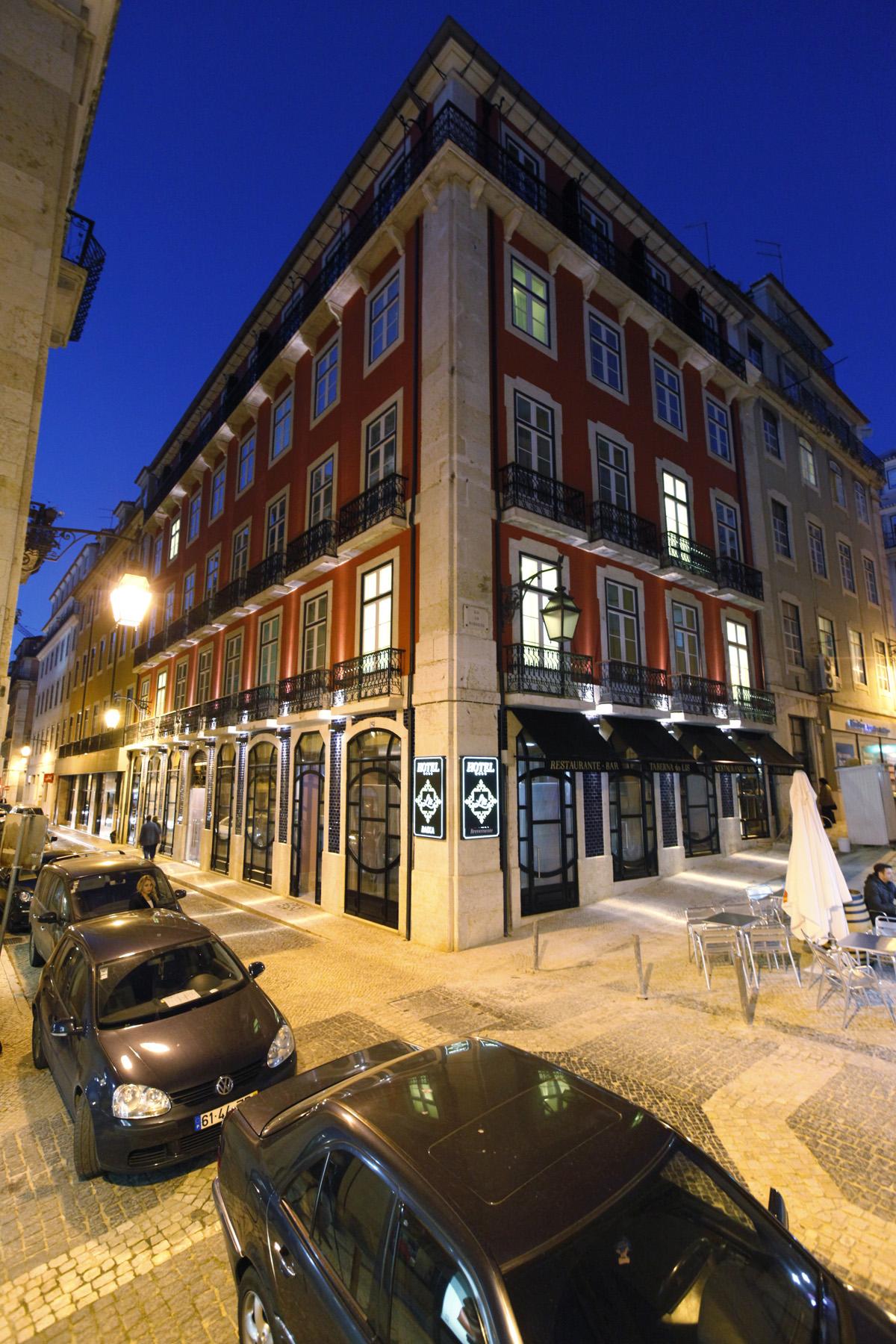 Hotel Lis Baixa Lisbon Bagian luar foto