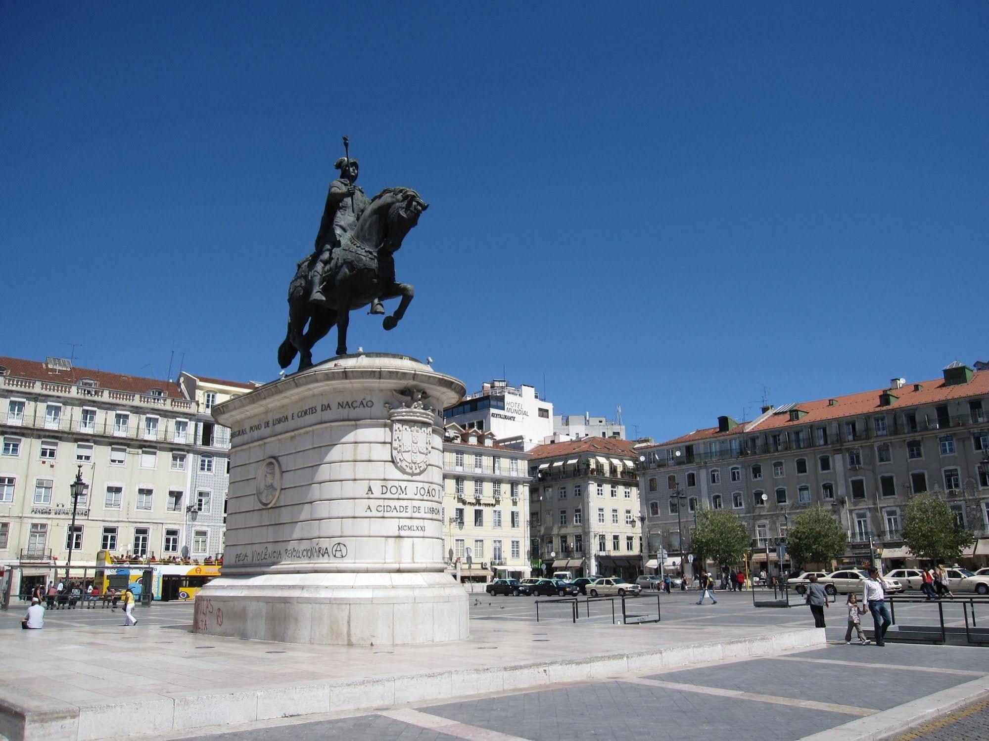 Hotel Lis Baixa Lisbon Bagian luar foto