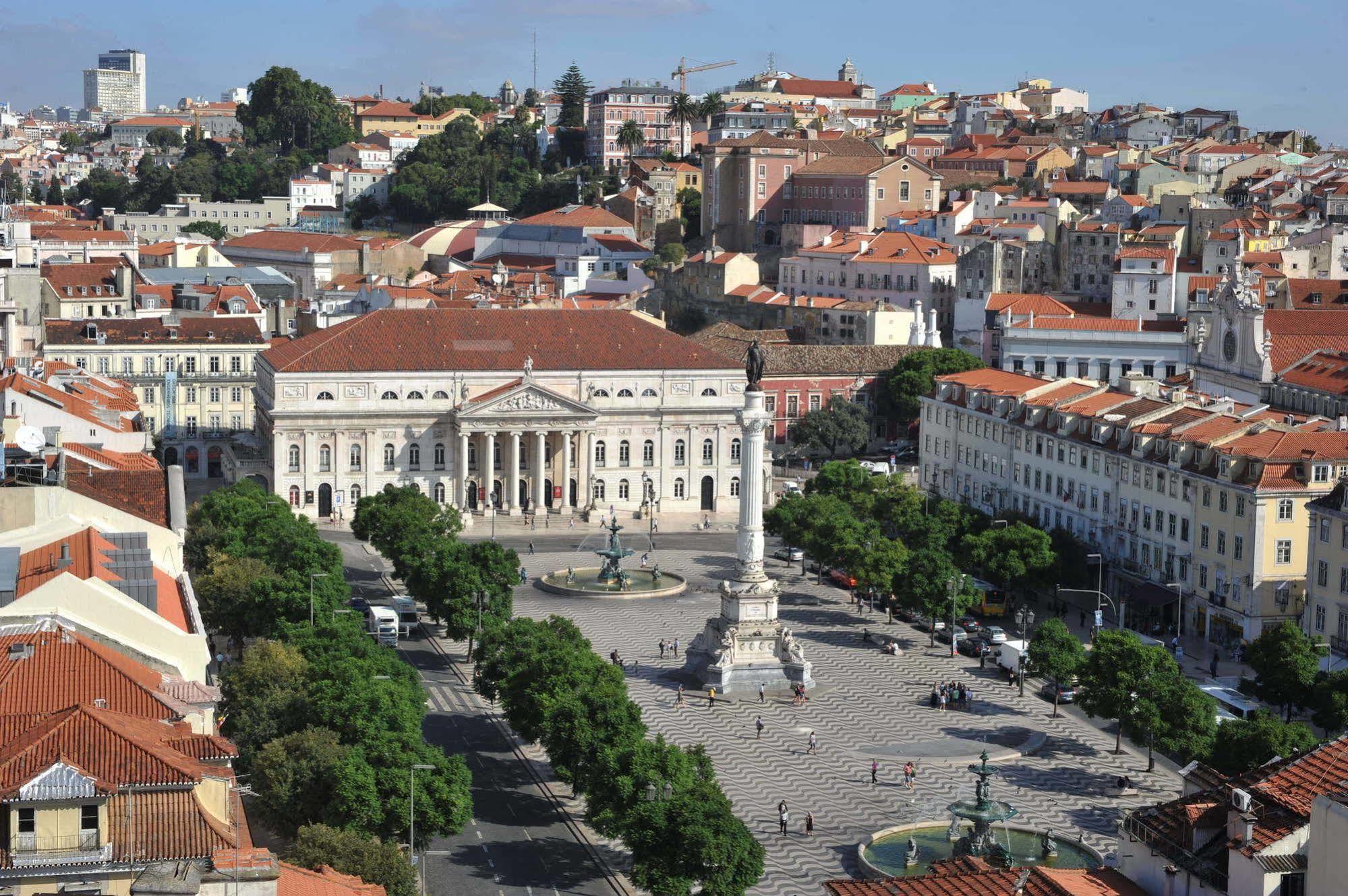 Hotel Lis Baixa Lisbon Bagian luar foto