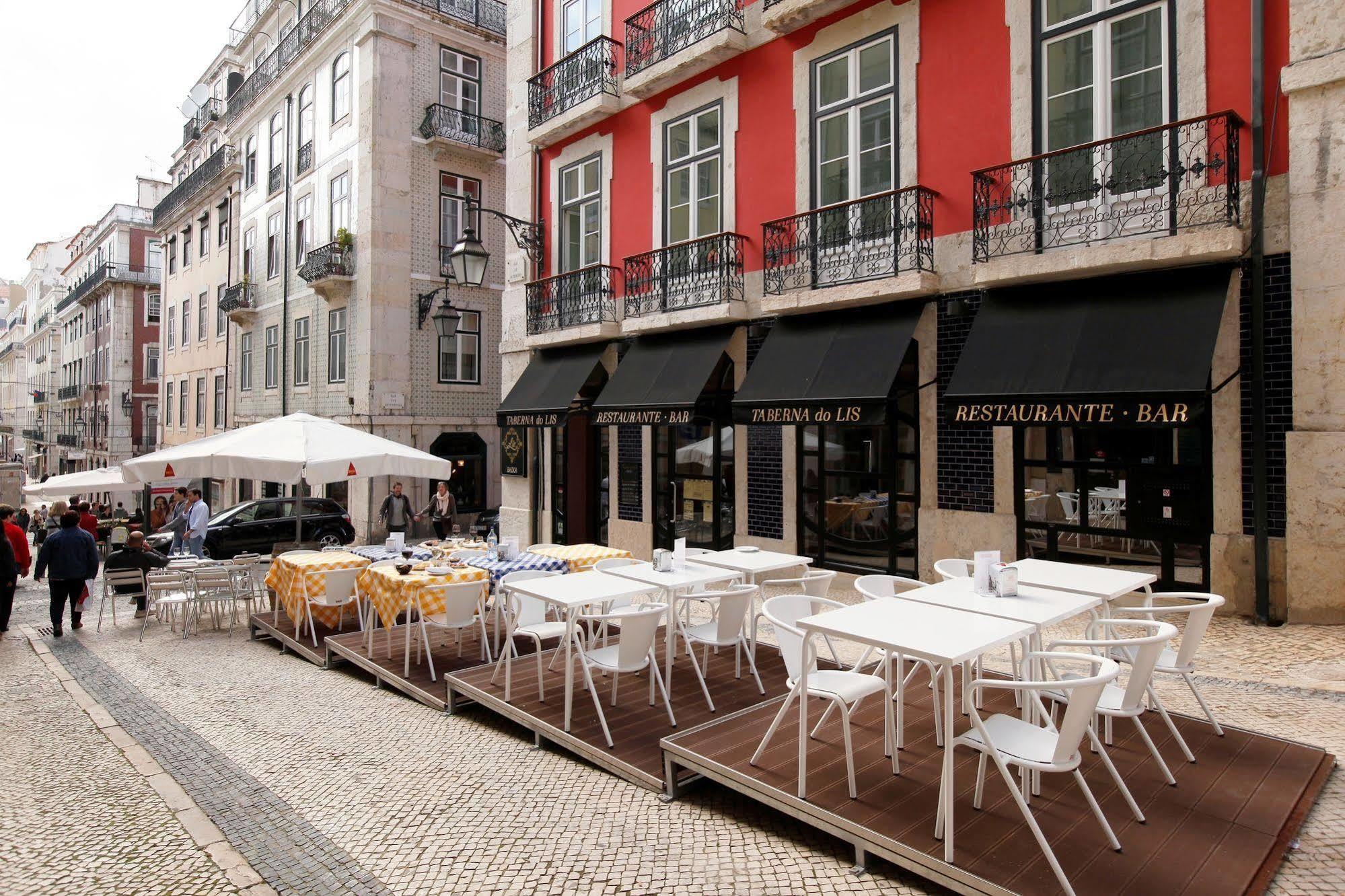 Hotel Lis Baixa Lisbon Bagian luar foto